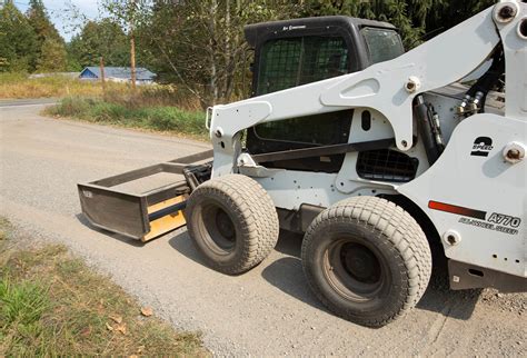 skid steer grader attachment australia|driveway maintainer for skid steer.